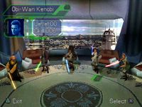 une photo d'Ã©cran de Star Wars Episode 1 - Jedi Power Battles sur Sony Playstation